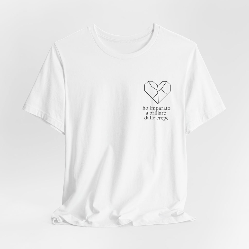 T-Shirt — Minimal 'Crepe' Chest Logo Tee