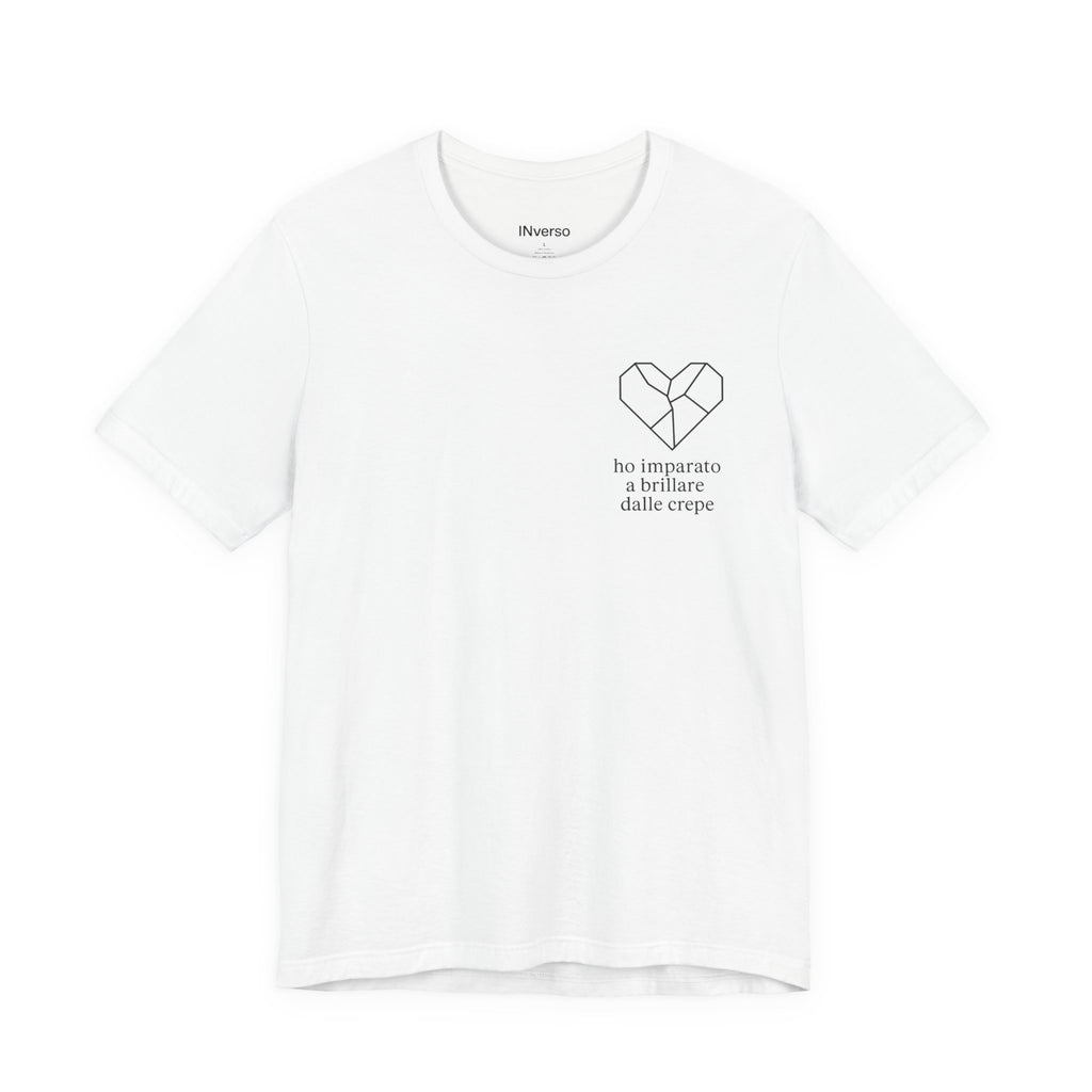T-Shirt — Minimal 'Crepe' Chest Logo Tee