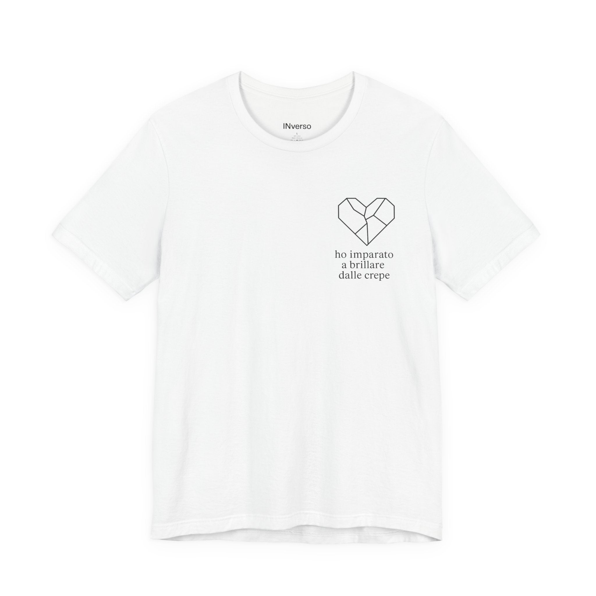 T-Shirt — Minimal 'Crepe' Chest Logo Tee