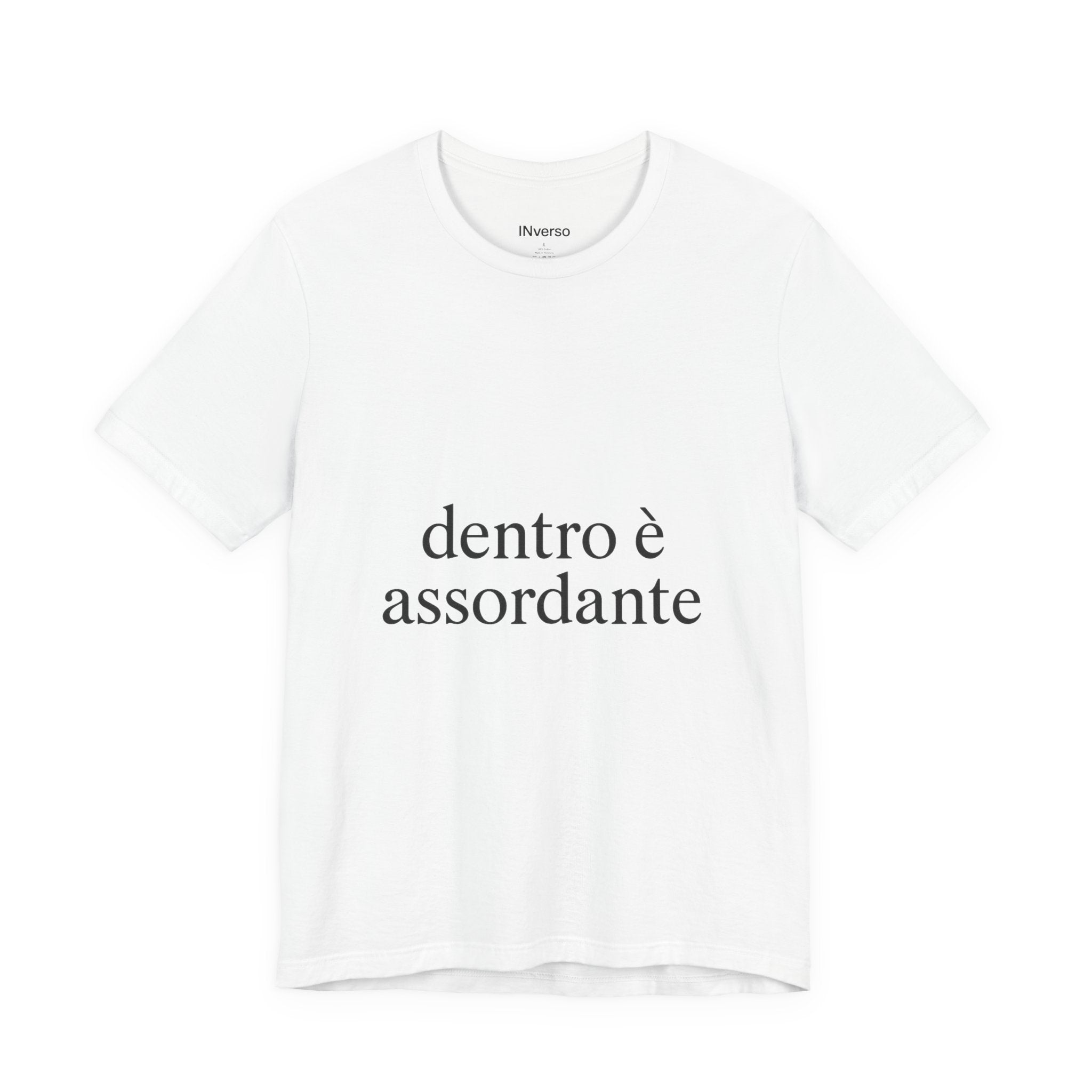T-Shirt — Minimal ‘Assordante’ Chest Logo Tee