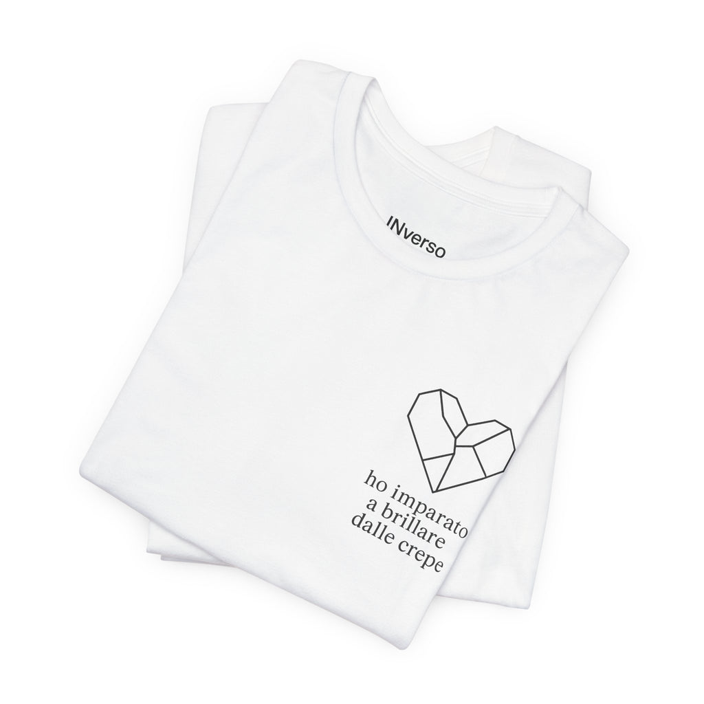 T-Shirt — Minimal 'Crepe' Chest Logo Tee