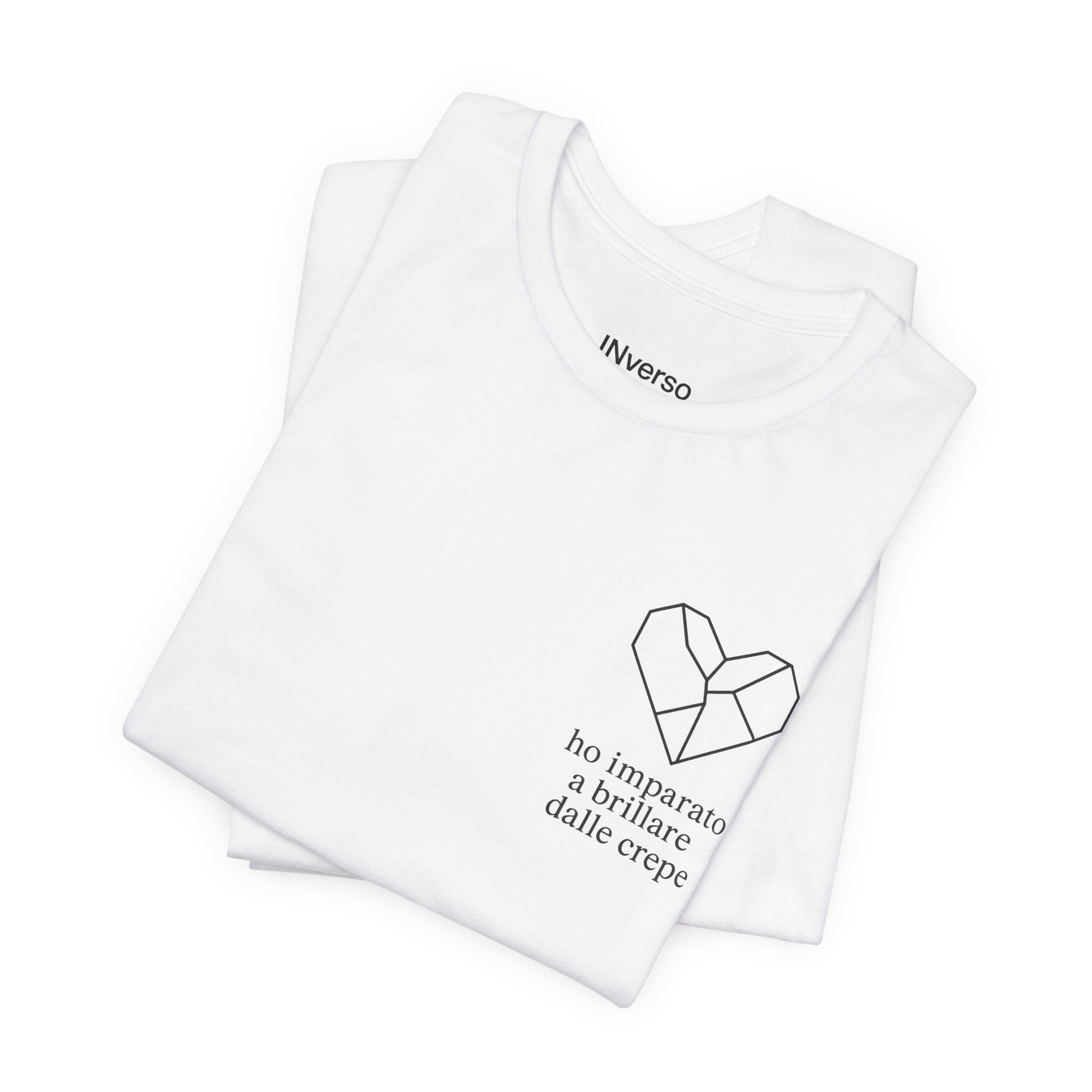 T-Shirt — Minimal 'Crepe' Chest Logo Tee