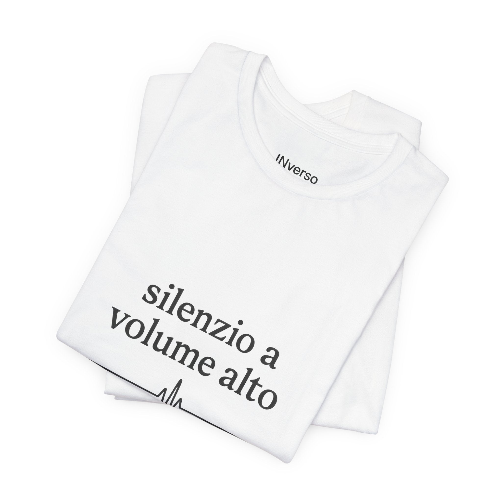 T-Shirt — Minimal ‘Silenzi’ Chest Logo Tee