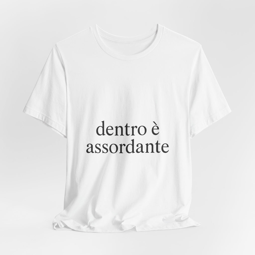 T-Shirt — Minimal ‘Assordante’ Chest Logo Tee